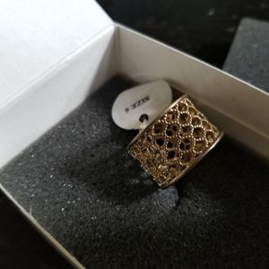 Lia Sophia Honeycomb Ring ~Size 6